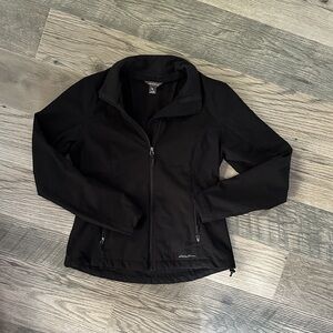 Eddie Bauer fleece lined full zip Black jacket womens‎ size medium